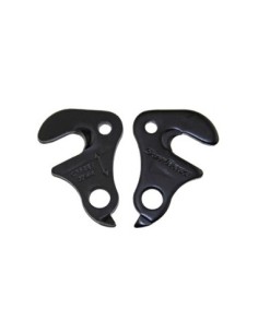 Steel Rear Derailleur Hangers Sun Race Black.